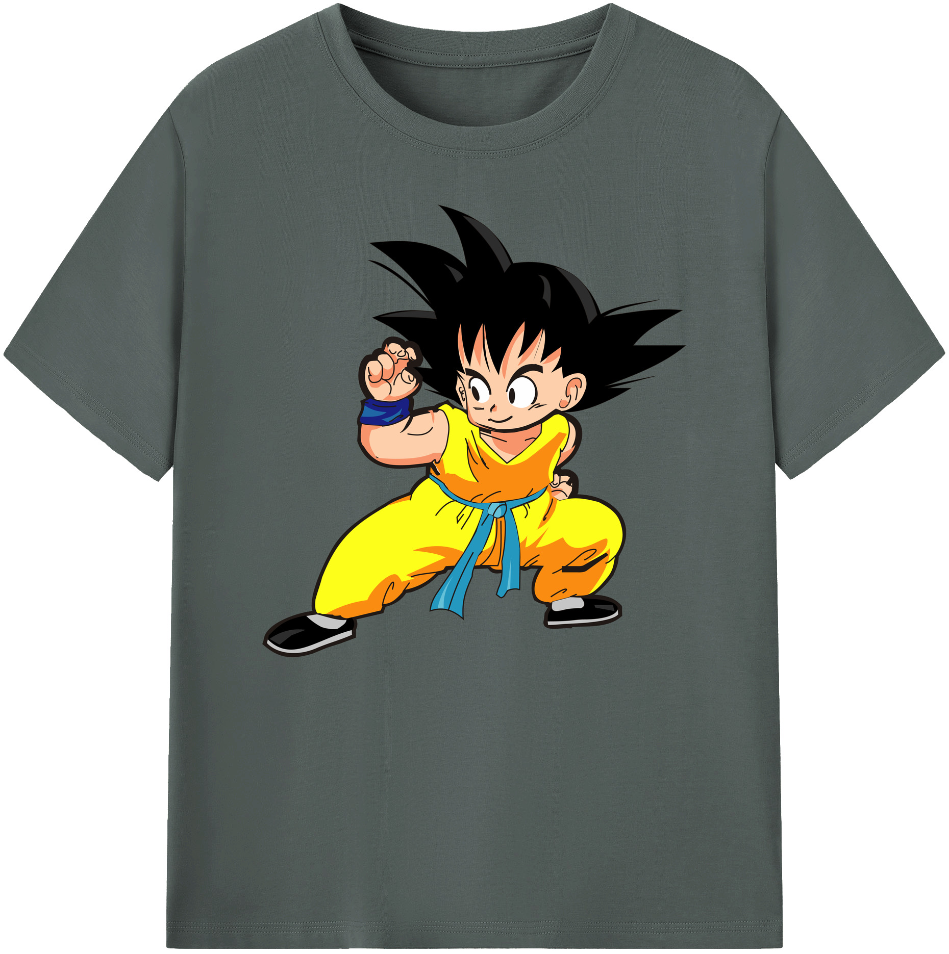 （画像用） ドラゴンボール 孫悟空（そん ごくう）Son Goku カカロット DRAGON BALL Kakarotto 綿100％ メンズ半袖Tシャツ｜肌触りやわらか＆通気性